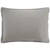 Image de Taie d'oreiller satin de coton gris clair 50x70 cm