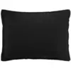 Image de Taie d'oreiller satin de coton noir opaque 50x70 cm