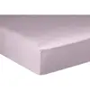 Image de Drap housse en satin de coton touterelle 140x190 cm