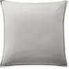 Image de Taie d'oreiller percale de coton gris perle 65x65 cm