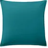 Image de Taie d'oreiller percale de coton bleu canard 65x65 cm