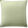 Image de Taie d'oreiller percale de coton vert d'eau 65x65 cm