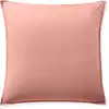 Image de Taie d'oreiller percale de coton rose poudré 65x65 cm