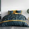 Image de Parure de couette 100% coton 57 fils imprimée 260x240cm 2 taies