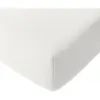 Image de Drap housse gaze de coton blanc pur 180x200 cm