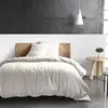 Image de Housse de couette 220x240 cm Gaze de Coton Blanc Pur