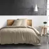 Image de Housse de couette gaze de coton ecru naturel 260x240 cm
