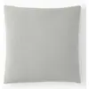 Image de Taie d'oreiller gaze de coton gris glacier 65x65 cm