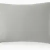 Image de Taie d'oreiller gaze de coton gris glacier 50x70 cm