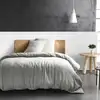Image de Housse de couette 240x260 cm Gaze de Coton Gris Glacier