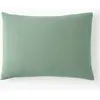 Image de Taie d'oreiller gaze de coton vert givrée 50x70 cm