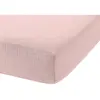 Image de Drap housse gaze de coton rose lotus 180x200 cm