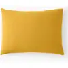 Image de Taie d'oreiller gaze de coton safran mineral 50x70 cm