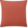 Image de Taie d'oreiller 65x65 cm Percale de Coton Lavé Terre De Sienne