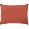 Image de Taie d'oreiller percale de coton terre de sienne 50x70 cm