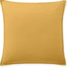 Image de Taie d'oreiller 65x65 cm Percale de Coton Lavé Jaune Moutarde