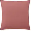 Image de Taie d'oreiller 65x65 cm Percale de Coton Lavé Vieux Rose