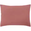 Image de Taie d'oreiller percale de coton vieux rose 50x70 cm