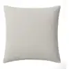 Image de Taie d'oreiller 65x65 cm Gaze de Coton Lavé Gris Glacier