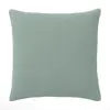 Image de Taie d'oreiller 65x65 cm Gaze de Coton Lavé Vert Givrée