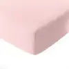 Image de Drap housse gaze de coton rose lotus 140x190 cm