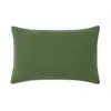 Image de Taie d'oreiller 50x70 cm Gaze de Coton Lavé Vert Cèdre