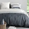 Image de Parure de couette 100% coton 57 fils imprimée 260x240cm 2 taies