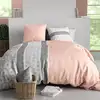 Image de Parure de couette 100% coton 57 fils imprimée 260x240cm 2 taies