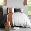 Image de Parure de couette 100% coton 57 fils imprimée 260x240cm 2 taies