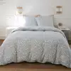Image de Parure housse de couette coton imprimée + 2 taies 260x240 cm