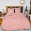 Image de Parure housse de couette coton rose the 240x220 cm