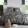 Image de Parure de couette 100% coton 57 fils imprimée 260x240cm 2 taies