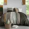 Image de Parure de couette 100% coton 57 fils imprimée 240x220cm 2 taies