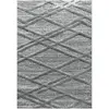 Image de Tapis bohème à relief gris 60x110cm