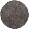 Image de Shaggy - tapis uni rond - taupe 200 x 200 cm