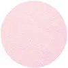 Image de Shaggy - tapis uni rond - rose 120 x 120 cm