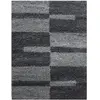 Image de Tapis shaggy à motifs traits anthracite 140x200cm