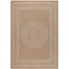 Image de Tapis aspect jute motifs beige et crème 120x170cm