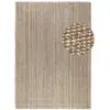 Image de Tapis en jute bouclé mocca 120x170cm