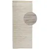 Image de Tapis couloir naturel en jute greige 80x200cm