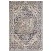Image de Tapis vintage oriental rania crème et bleu 200x280cm