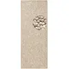 Image de Tapis bouclé boules tuftés beige 60x90cm