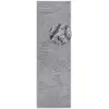 Image de Tapis en relief à poils longs gris - elle decoration 80x240cm