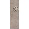 Image de Tapis en relief à poils longs mocca - elle decoration 80x240cm