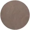 Image de Tapis rond laine elena motifs arcs taupe 120x120cm
