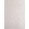 Image de Tapis bari doux à relief crème 240x340cm