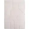 Image de Tapis côme doux à relief crème 120x170cm