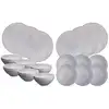 Image de Service les essentiels stone - 18 pièces - gris lune