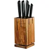 Image de Lot de 7 couteaux de cuisine en inox noir