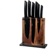 Image de Lot de 7 couteaux de cuisine en inox noir